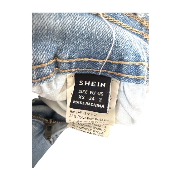 SHEIN High-Rise Distressed Skinny Jeans – XS - Picture 5 of 6